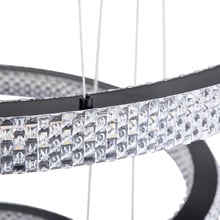 Zedon Iron & Acrylic LED 6 Light Pendant